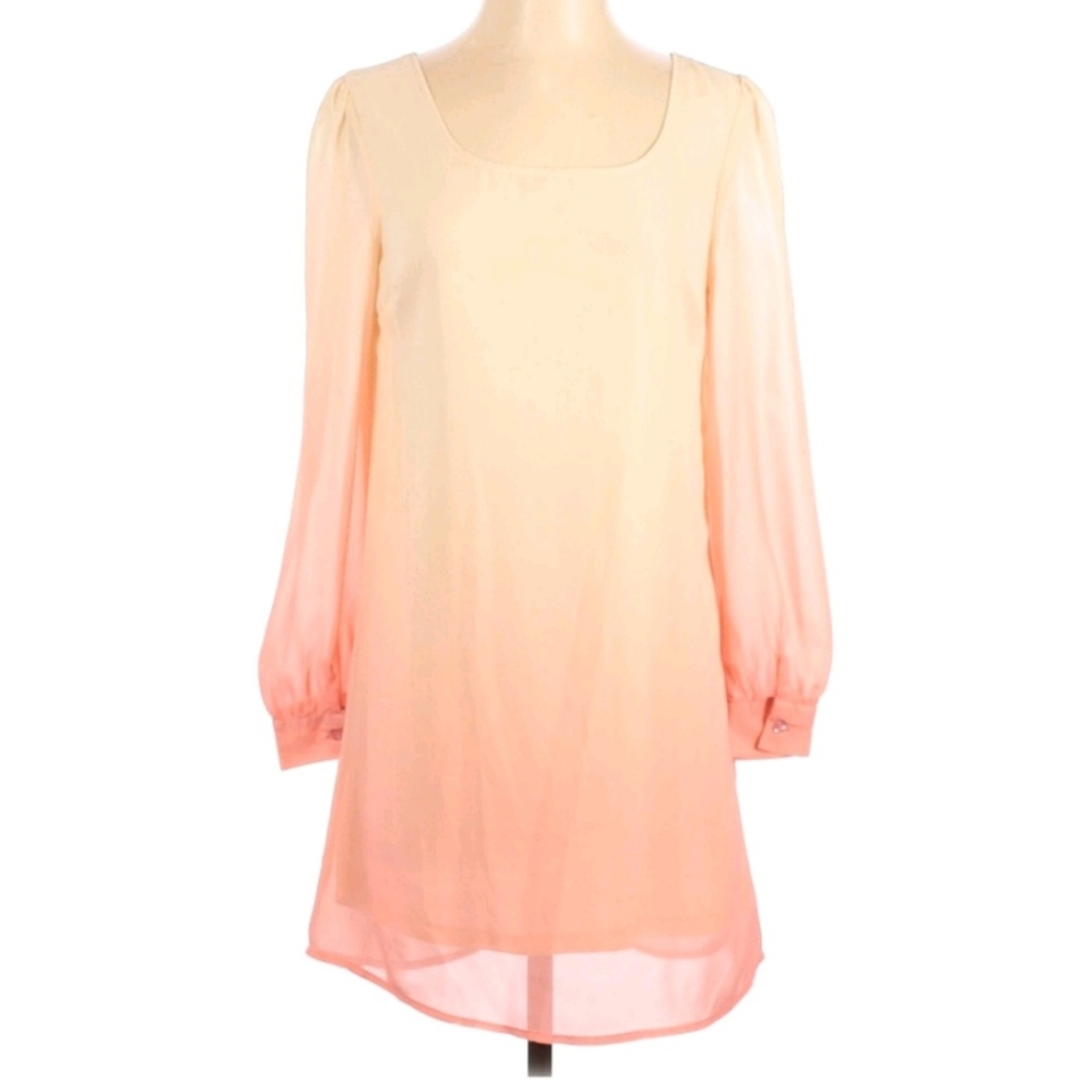 TU Blu Pepper ombre pink cream dress size Sin